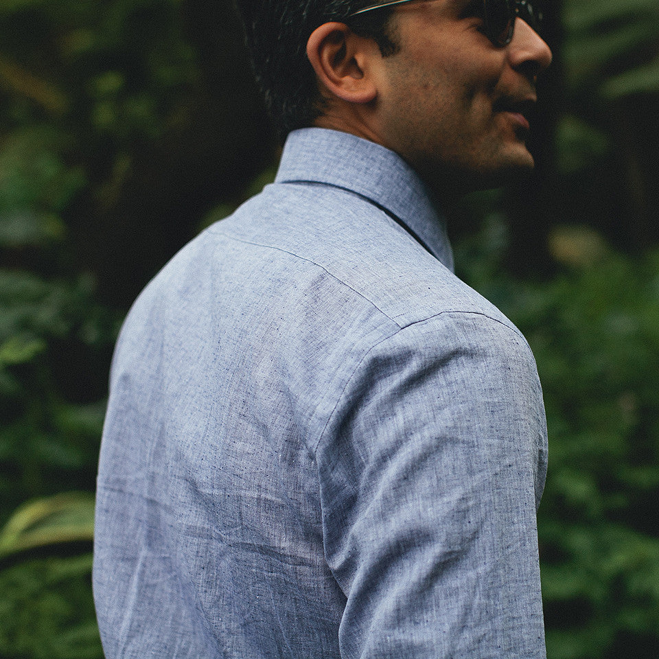 The Hyde in Indigo Cotton and Linen
