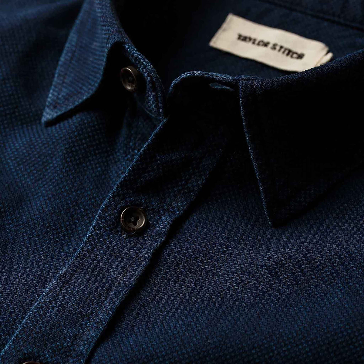 The California in Indigo Dobby