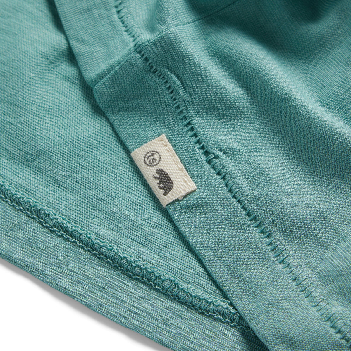 The Cotton Hemp Tee in Teal