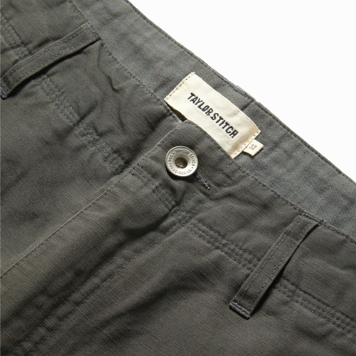 The Morse Short in Dark Slate Linen
