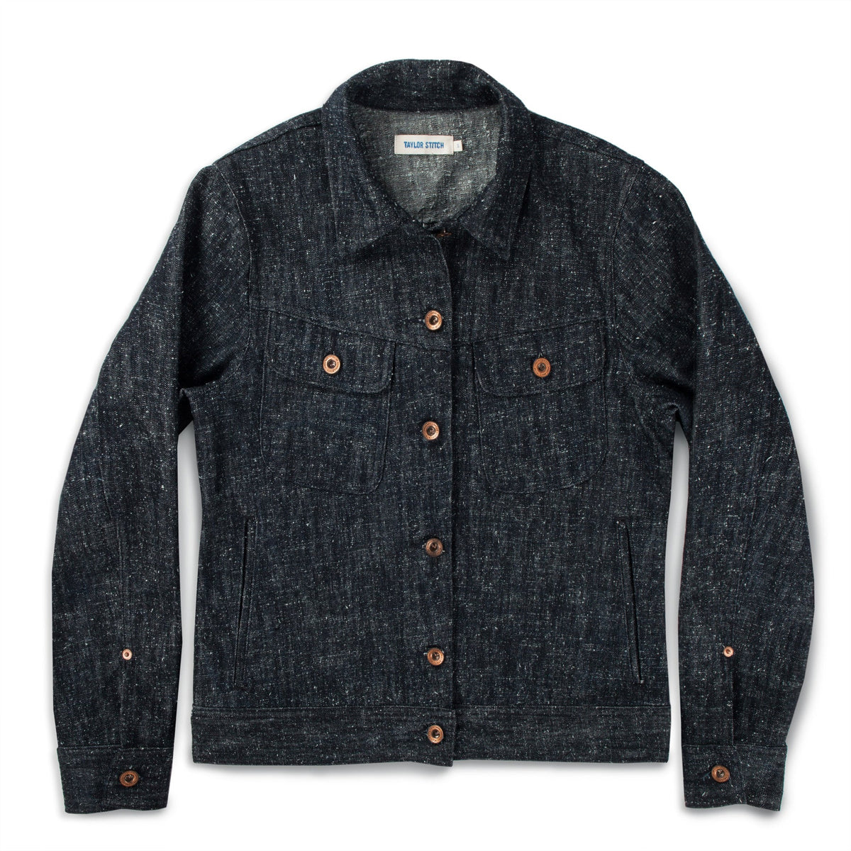 The Pacific Jacket in Indigo Silk Denim
