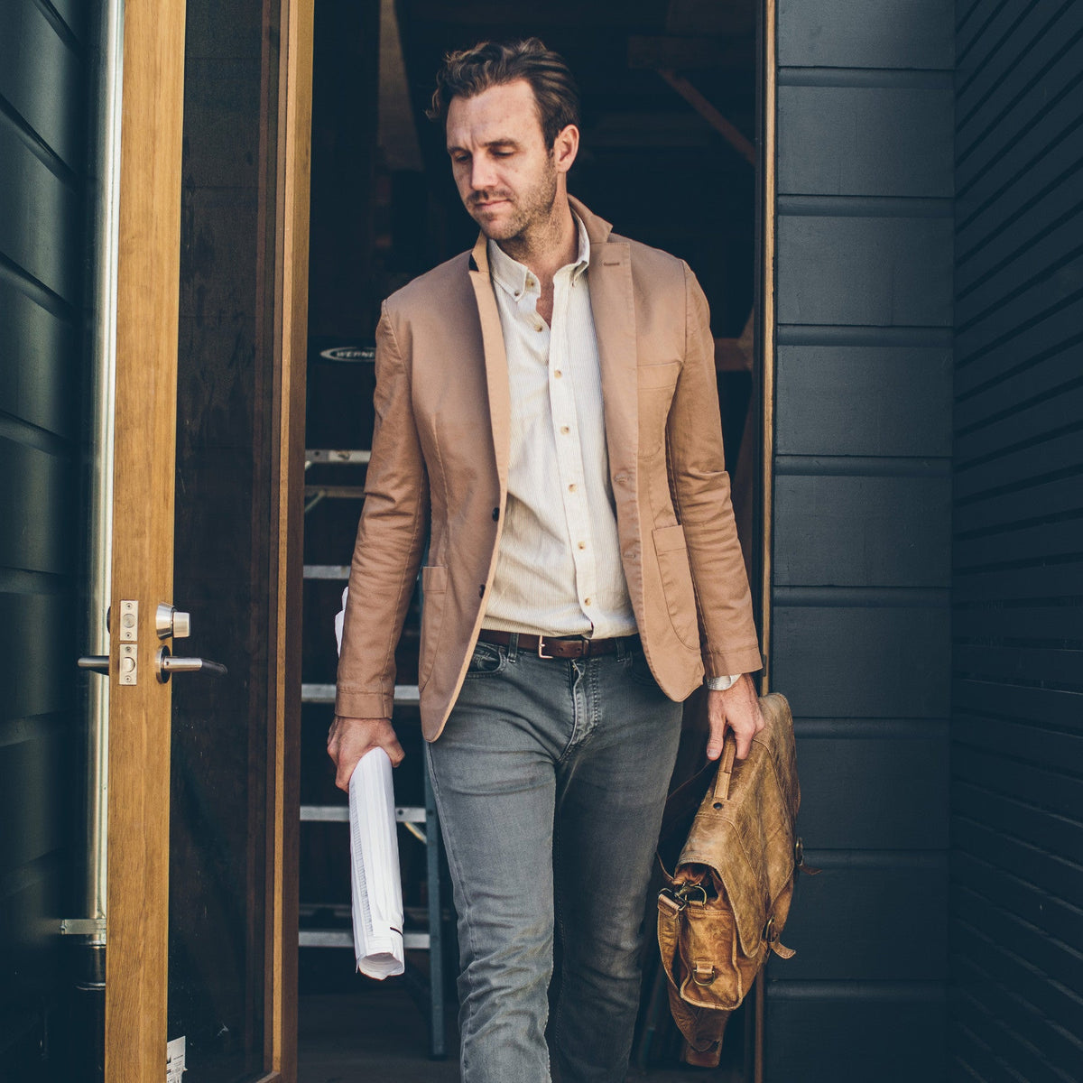 The Telegraph Jacket in Sea Washed Khaki