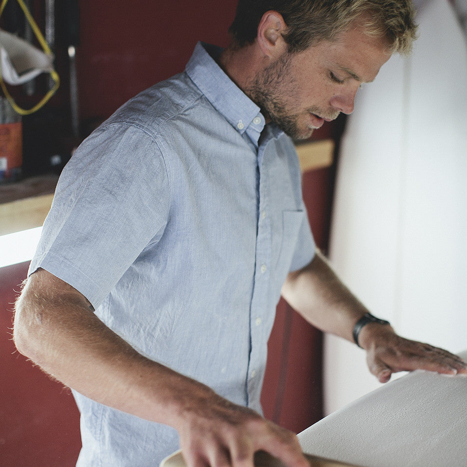 The Short Sleeve Jack in Light Blue