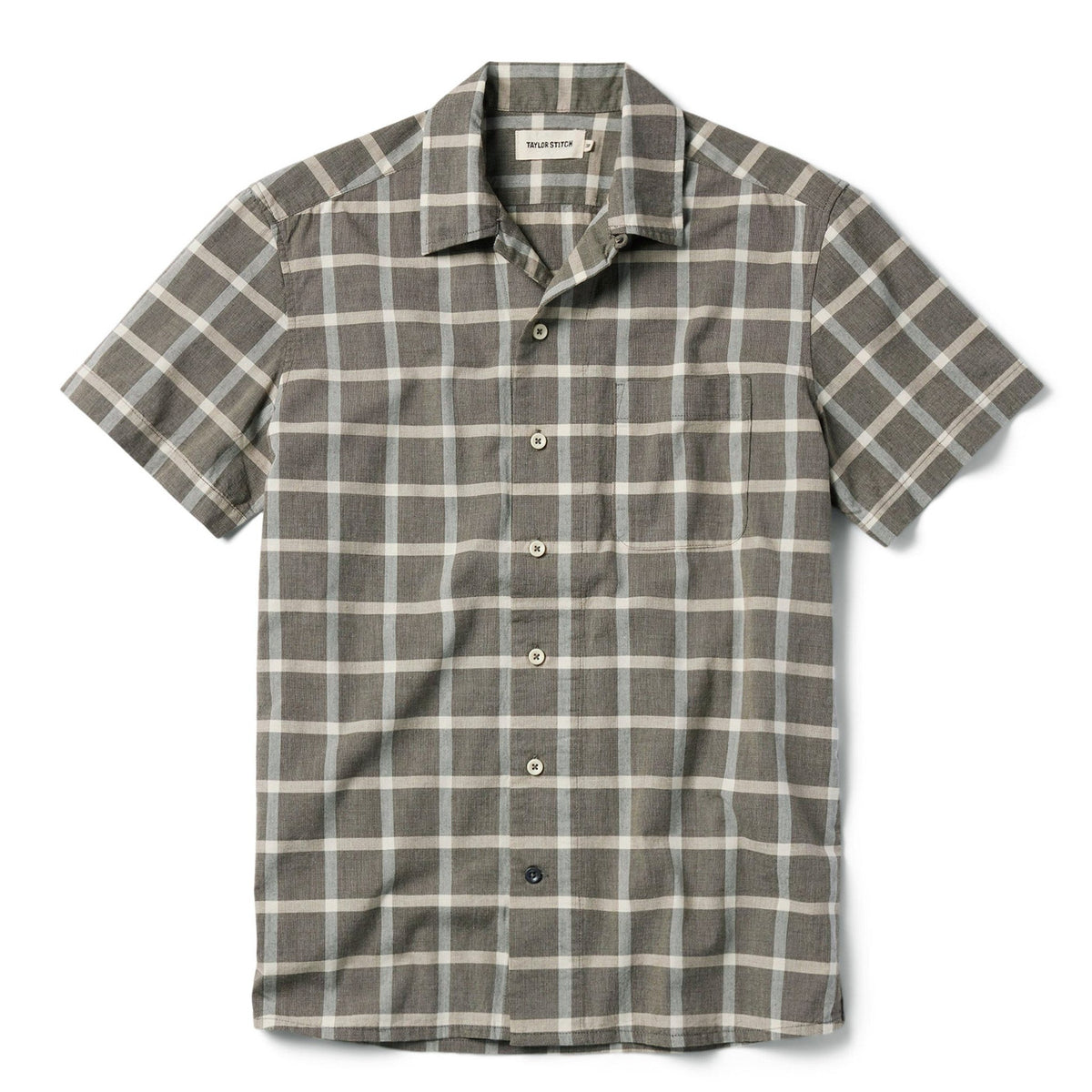 The Short Sleeve Hawthorne in Espresso Plaid