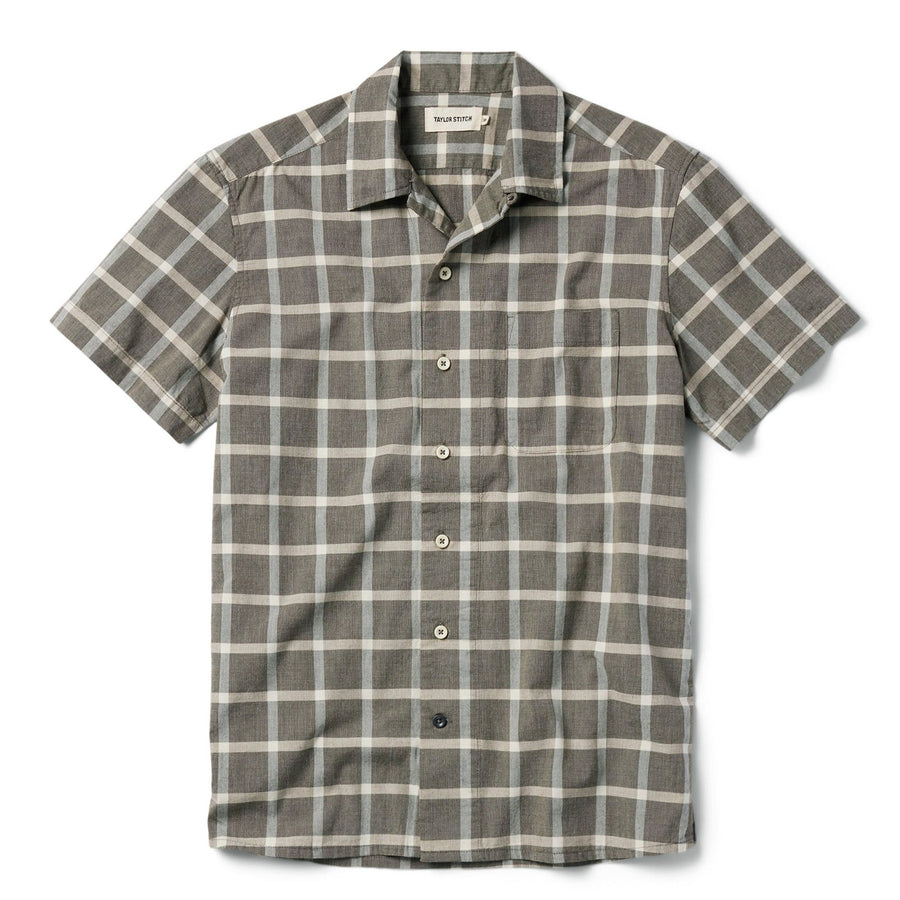 The Short Sleeve Hawthorne in Espresso Plaid