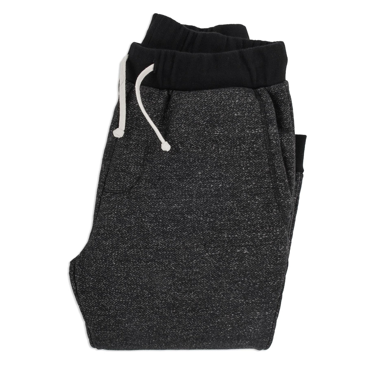 The Men's Apres Sweatpant in Salt and Pepper Fleece