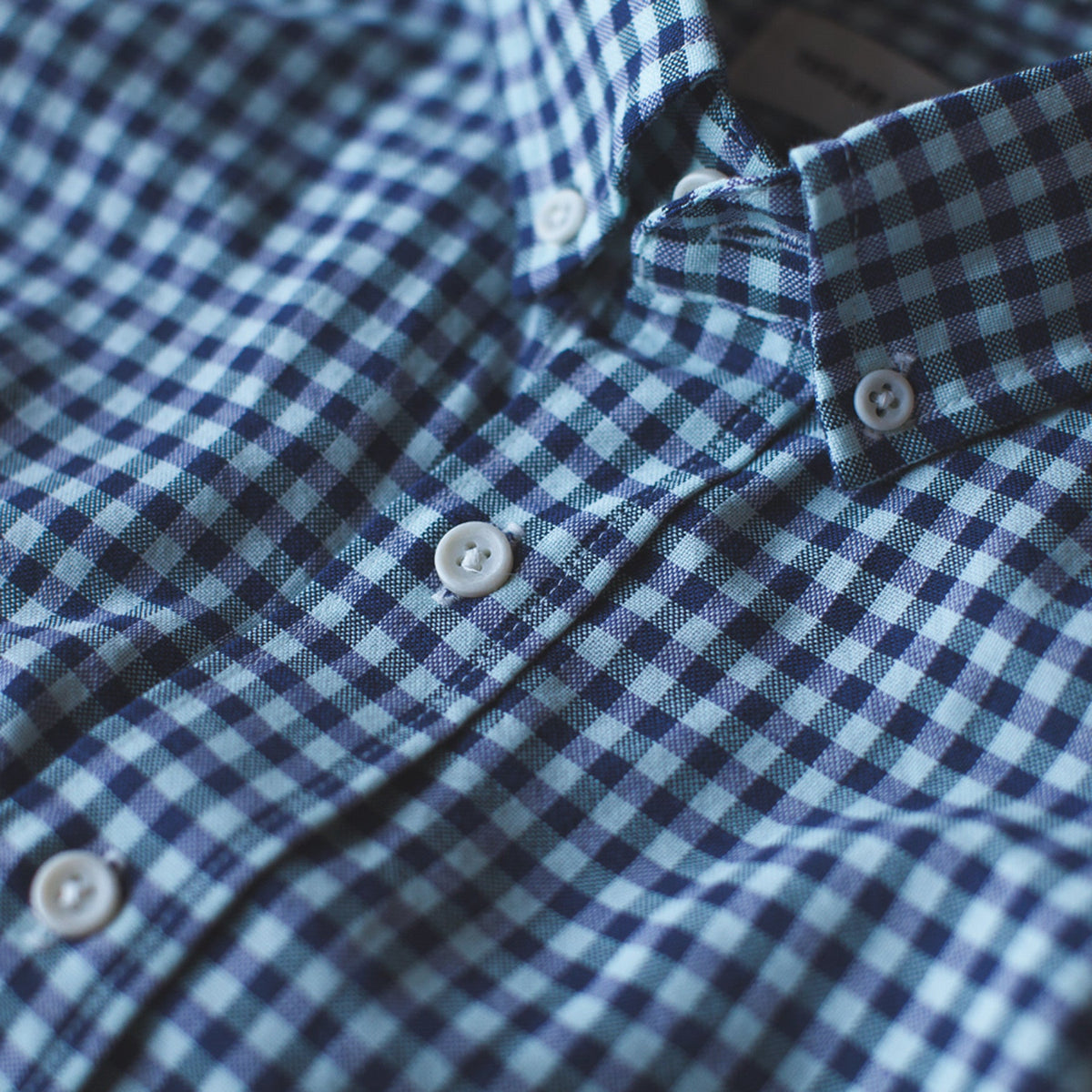 The Jack in Mint Gingham Oxford