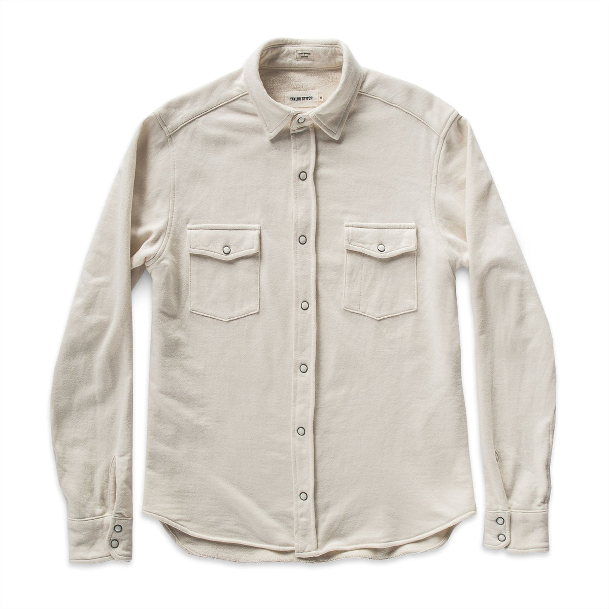 The Glacier Shirt in Natural French Terry
