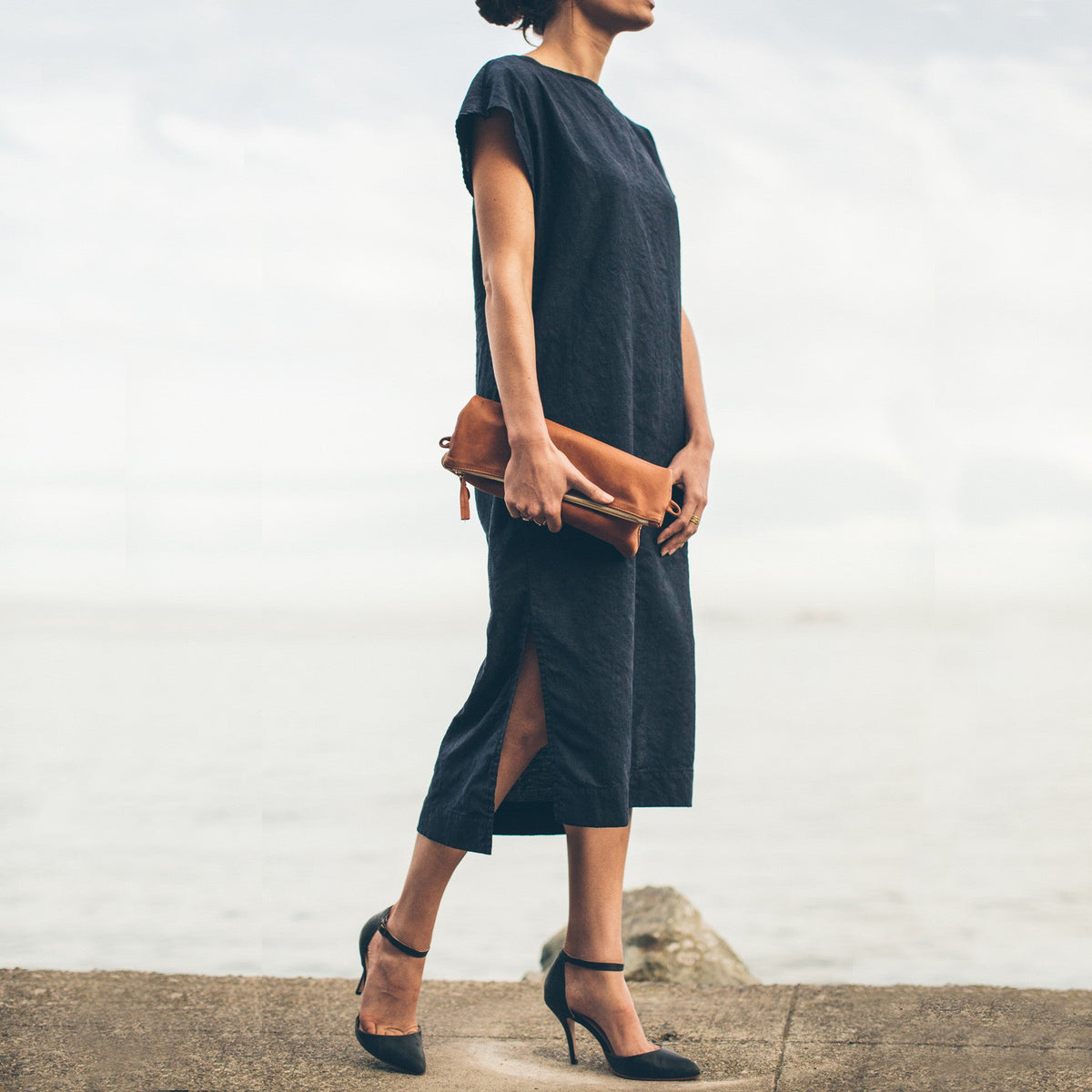 The Loma Dress in Navy