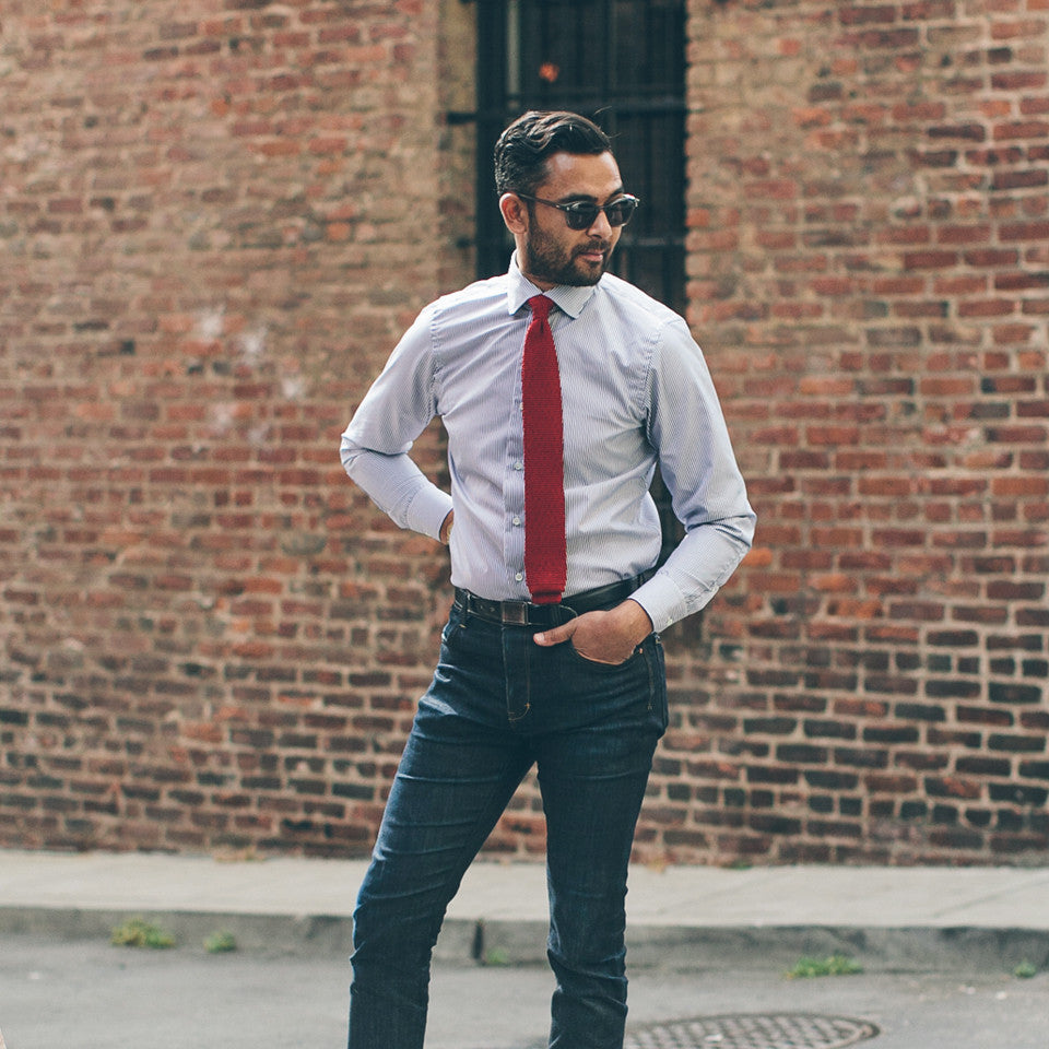 The Hyde in Navy Bengal Stripe