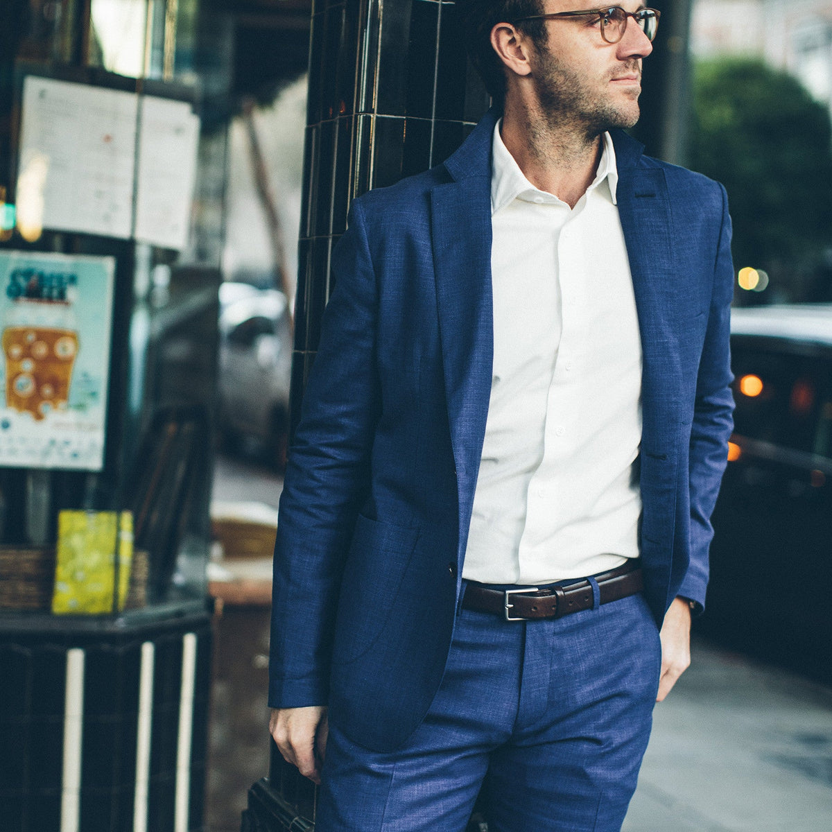 The Telegraph Jacket in Cobalt