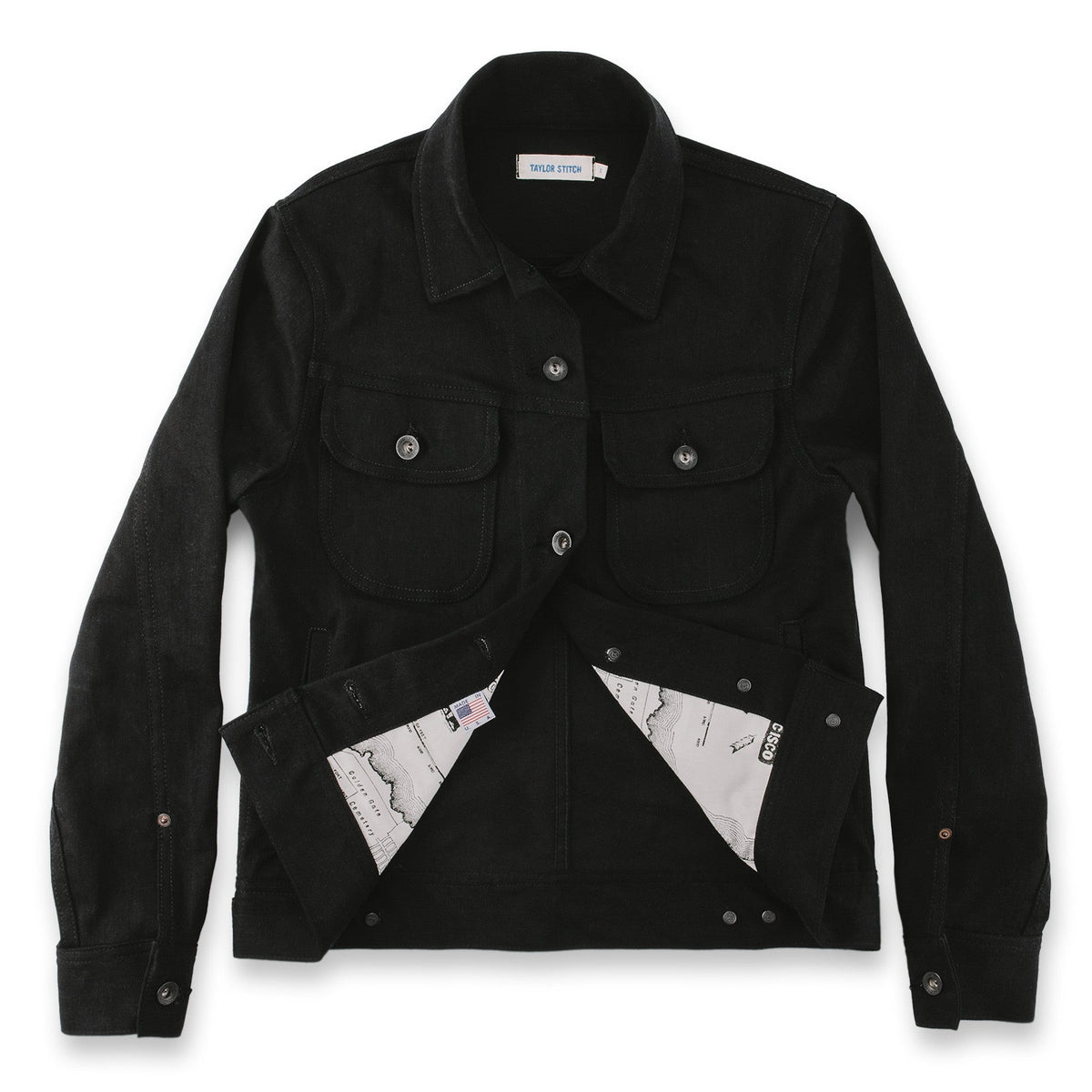 The Pacific Jacket in Noir
