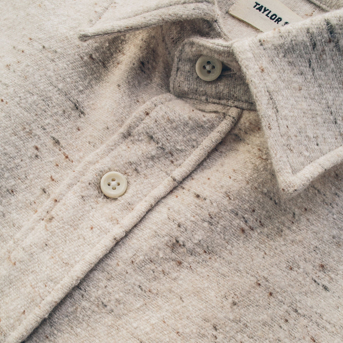 The Sun Down Shirt in Speckled Oatmeal