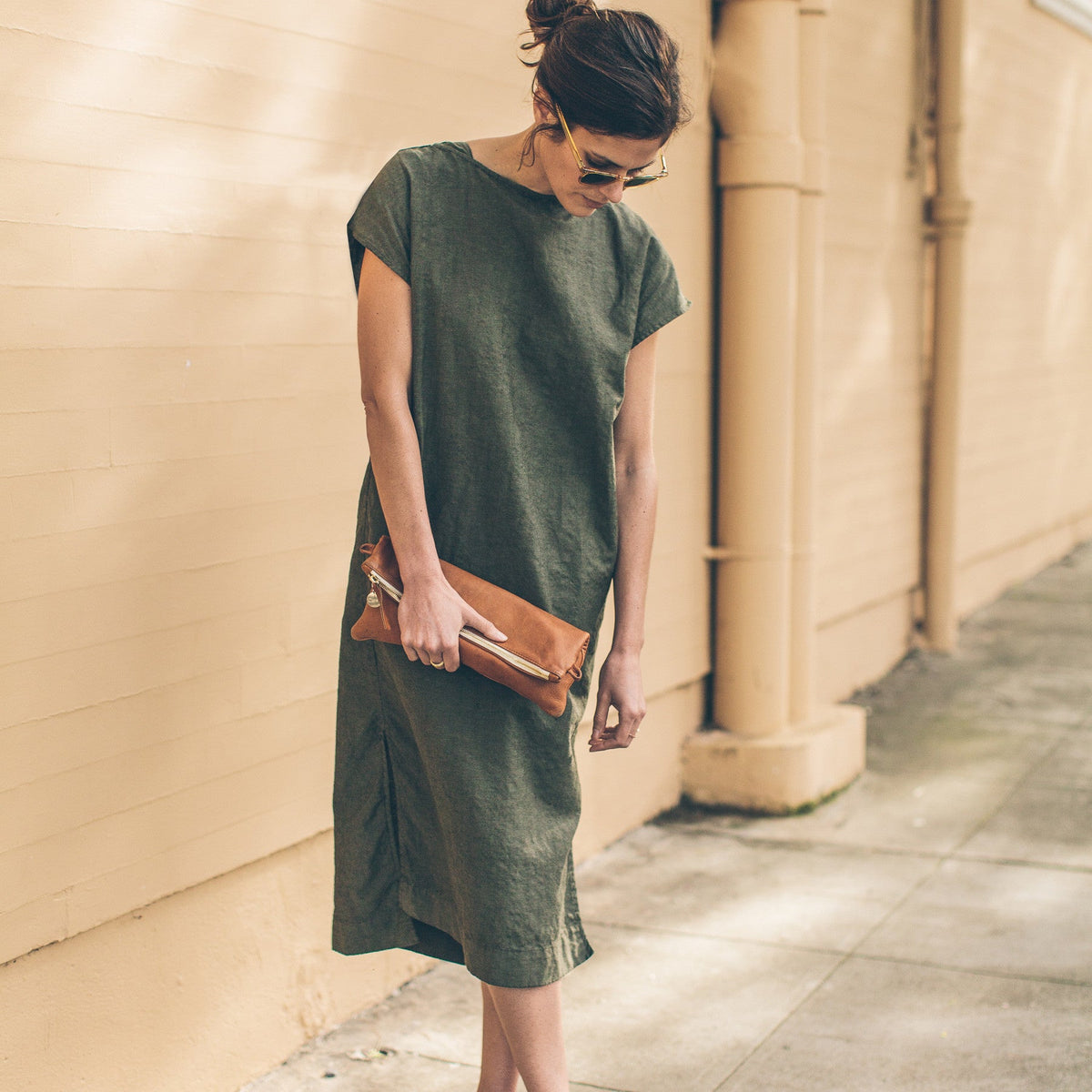 The Loma Dress in Olive