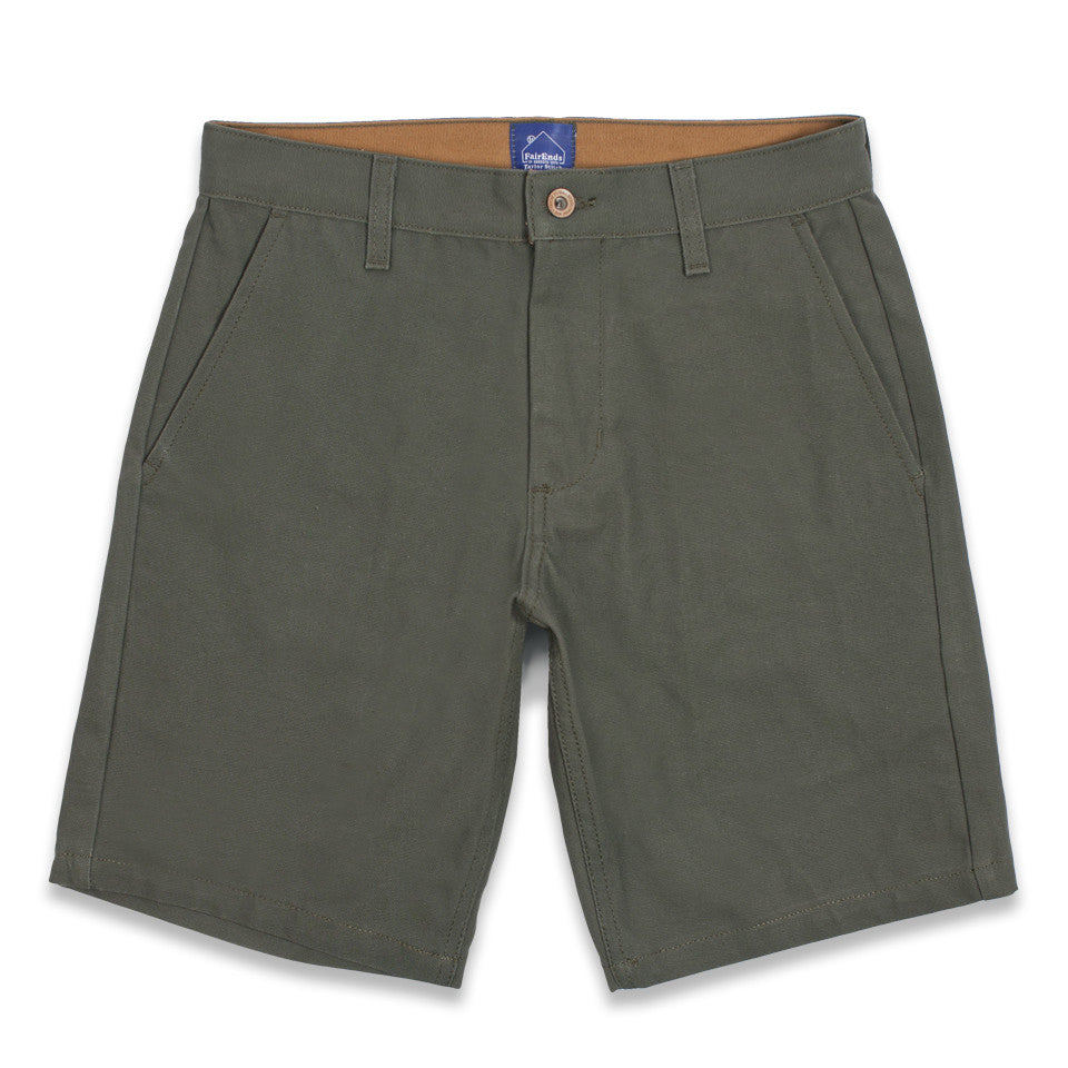 The Camp Short in Moss Duck Canvas