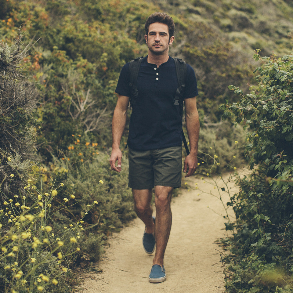The Camp Short in Moss Duck Canvas