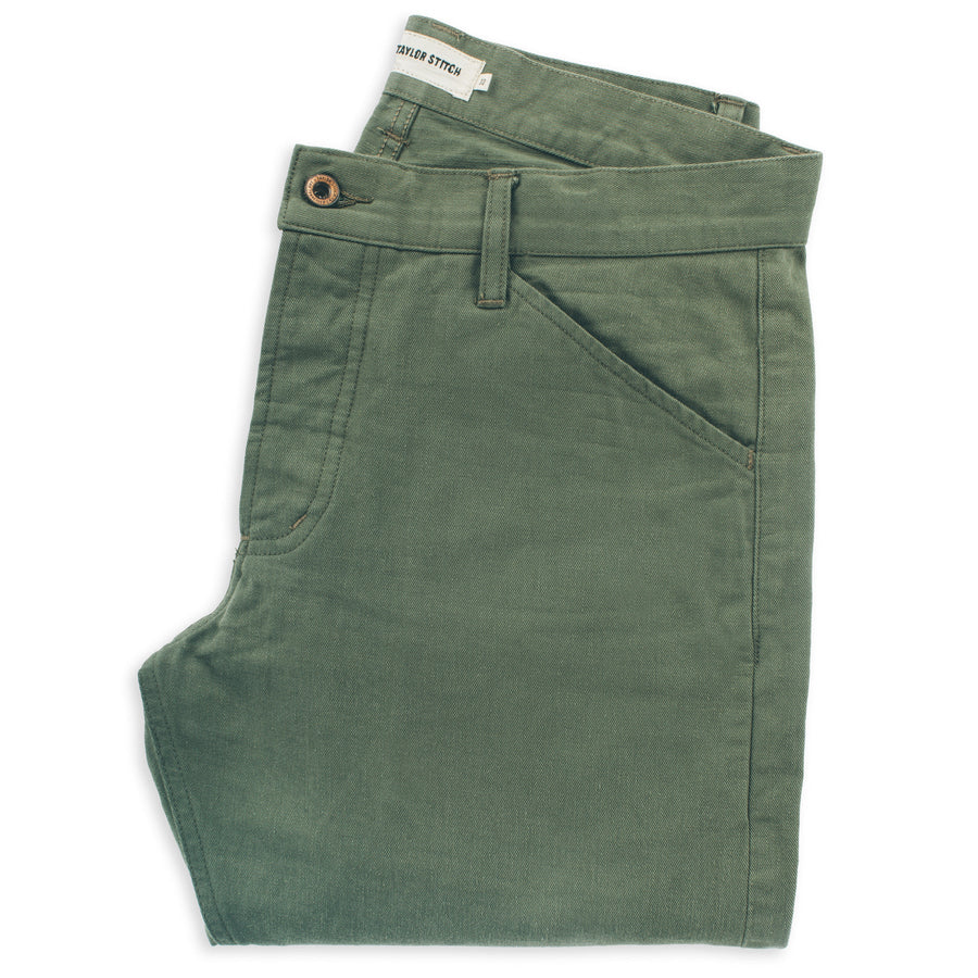 The Camp Pant in Olive Drab Selvage