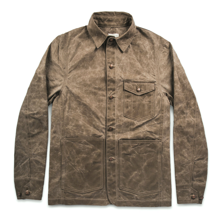 The Project Jacket in Field Tan Beeswaxed Canvas