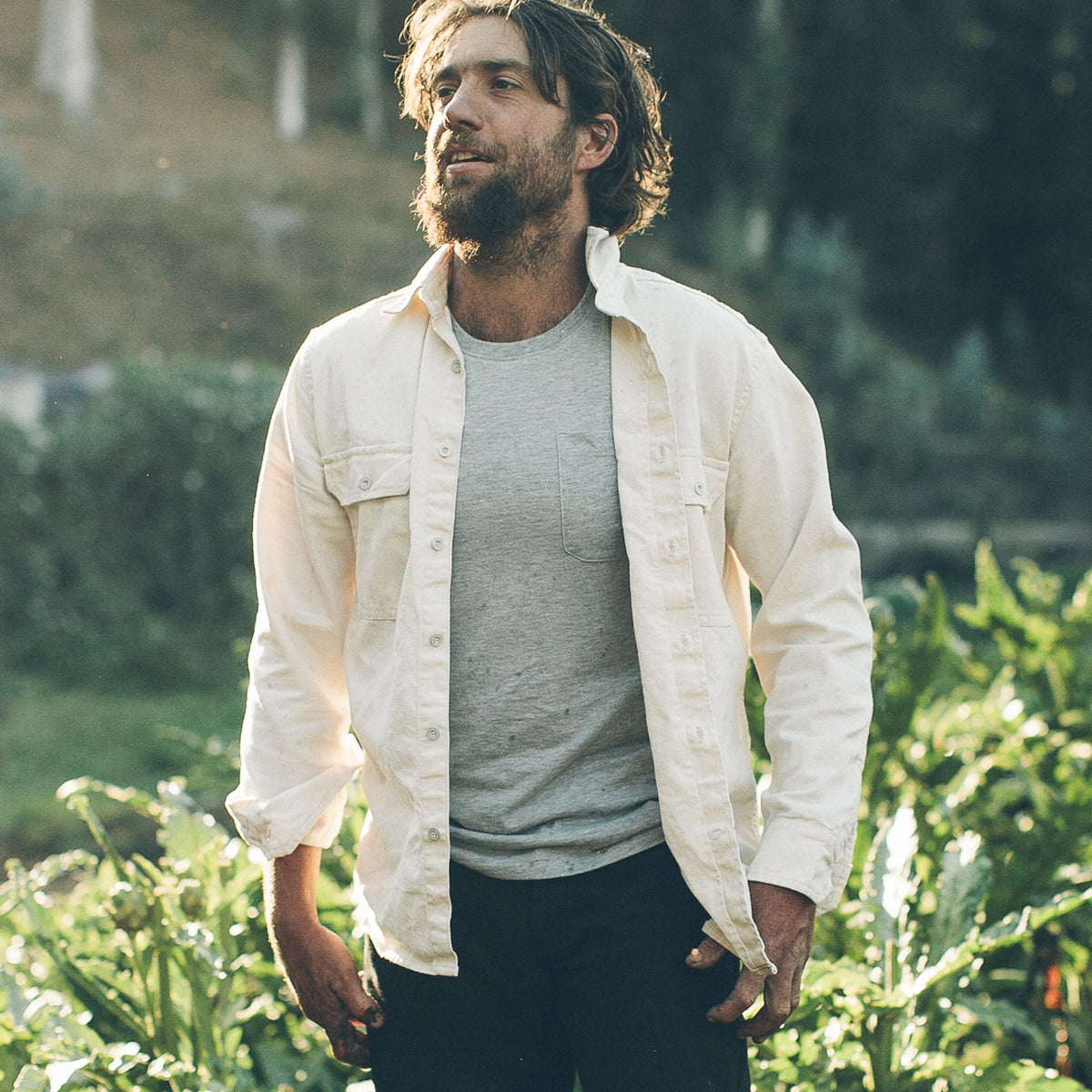 The Chore Shirt in Natural