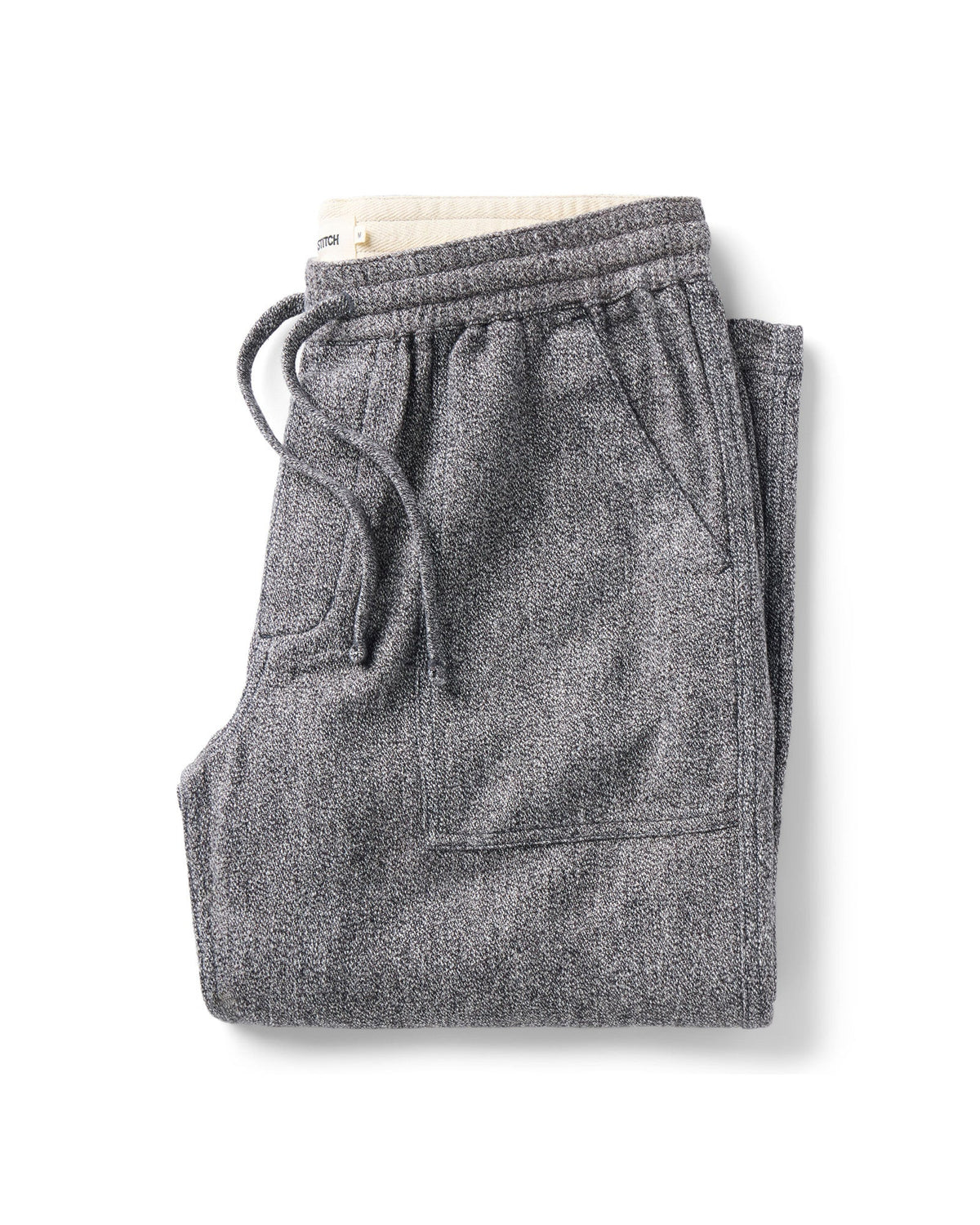 The Breakwater Pant in Grey Marl Hemp