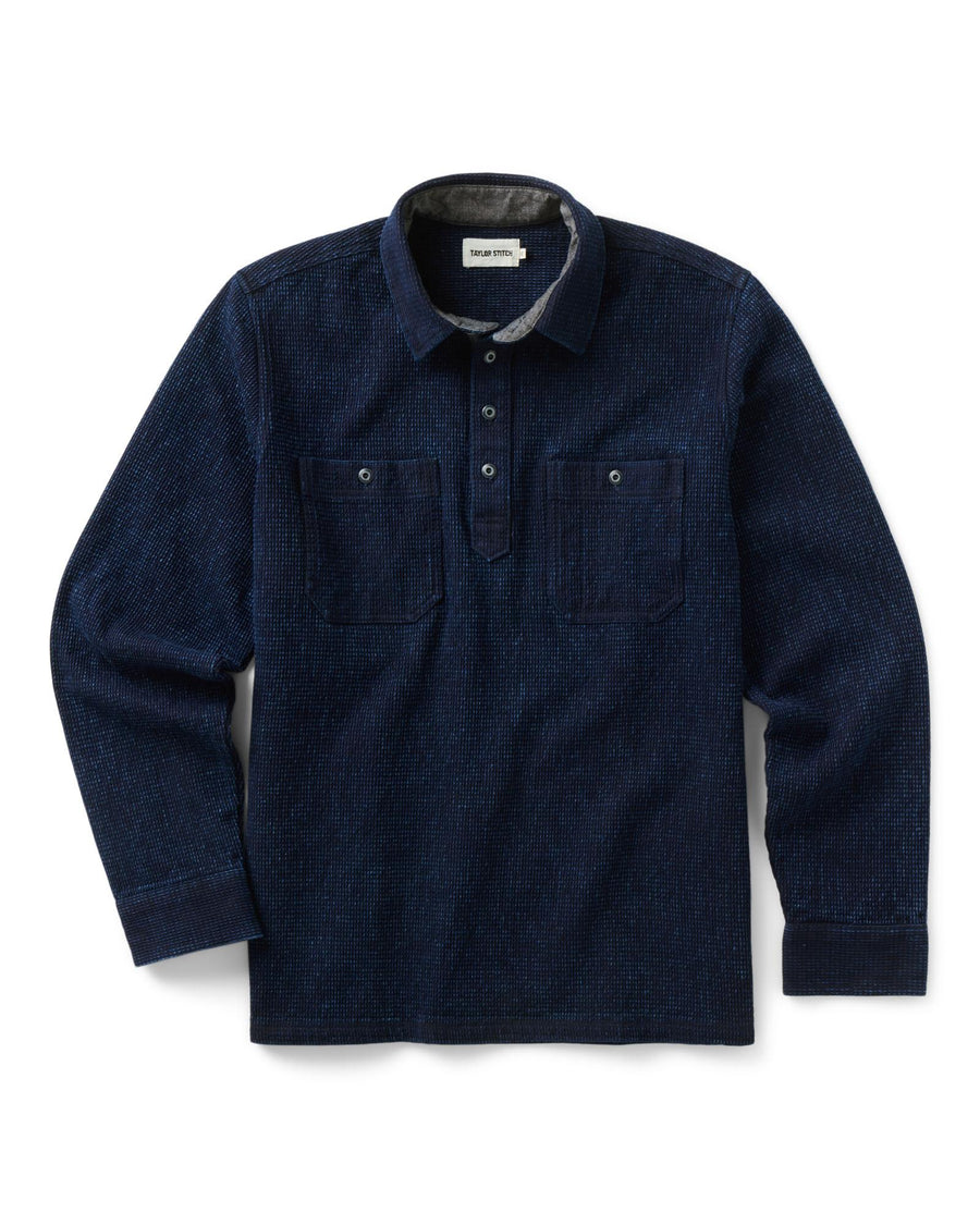 The Canal Popover in Rinsed Indigo