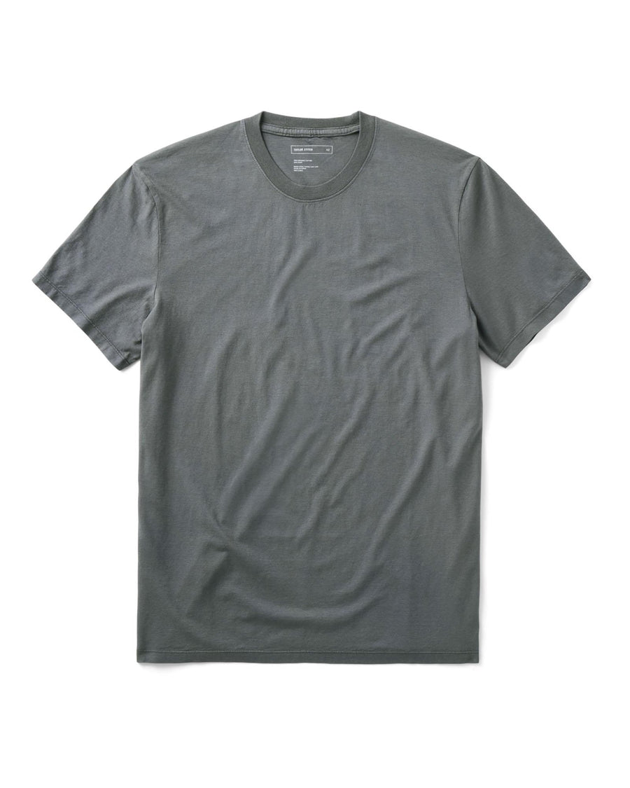 The Cotton Hemp Tee in Faded Black