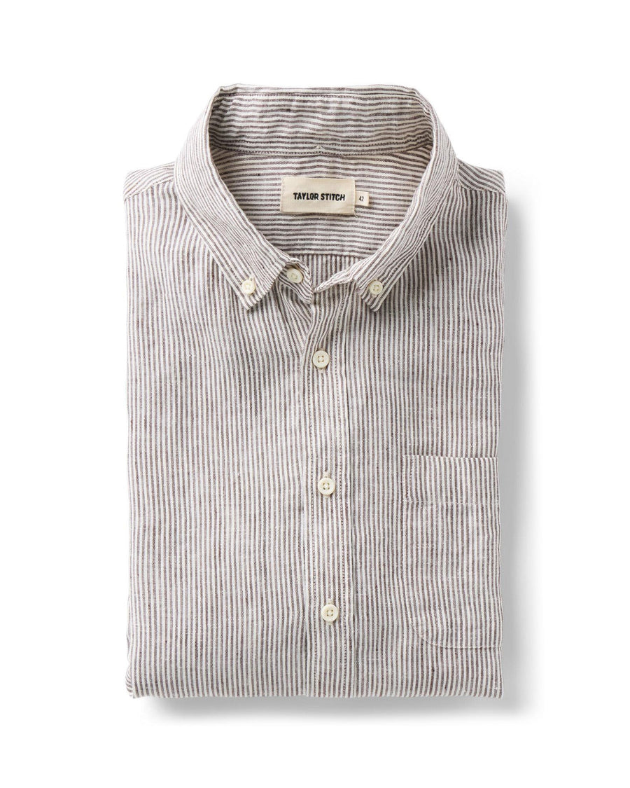 The Jack in Burgundy University Stripe Linen