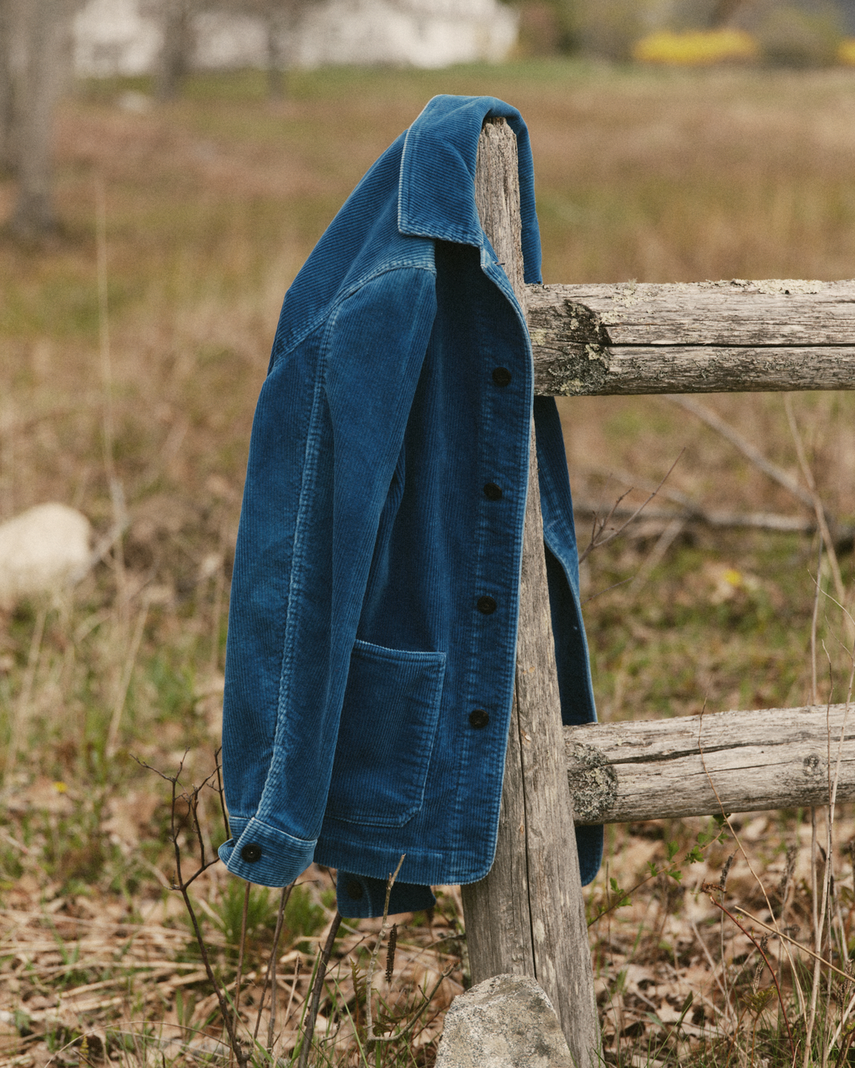 The Ojai Jacket in Washed Indigo Corduroy