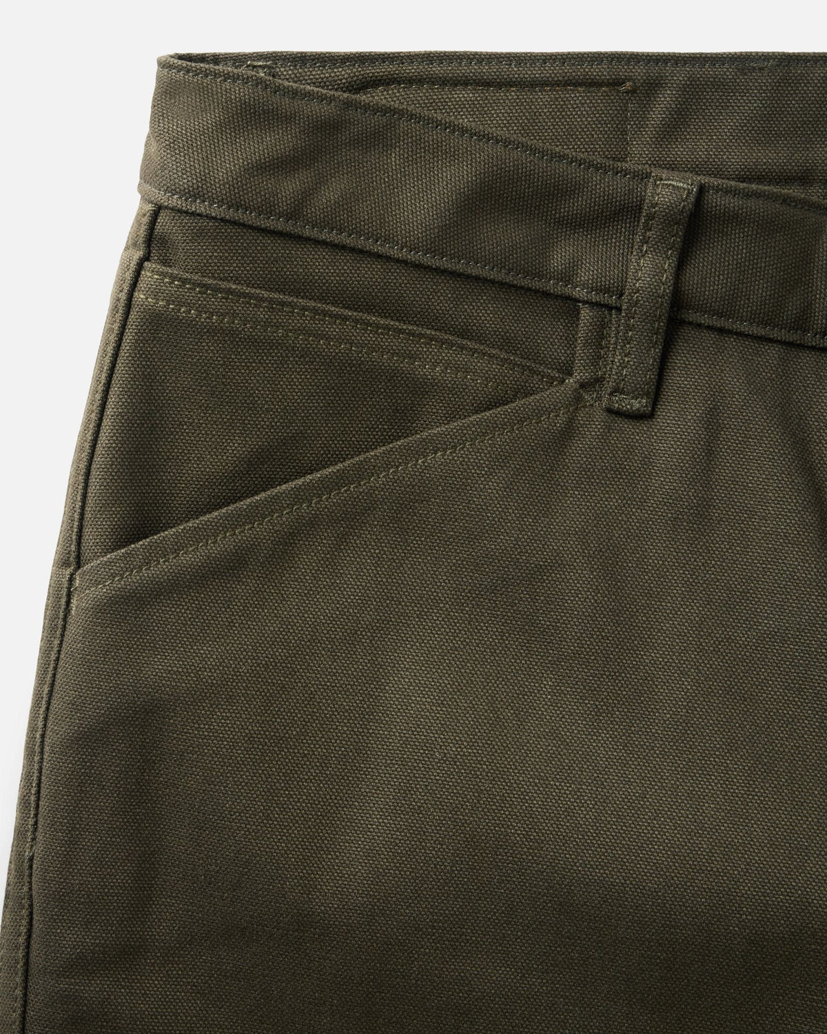 The Good Acre Chore Pant in Olive Canvas