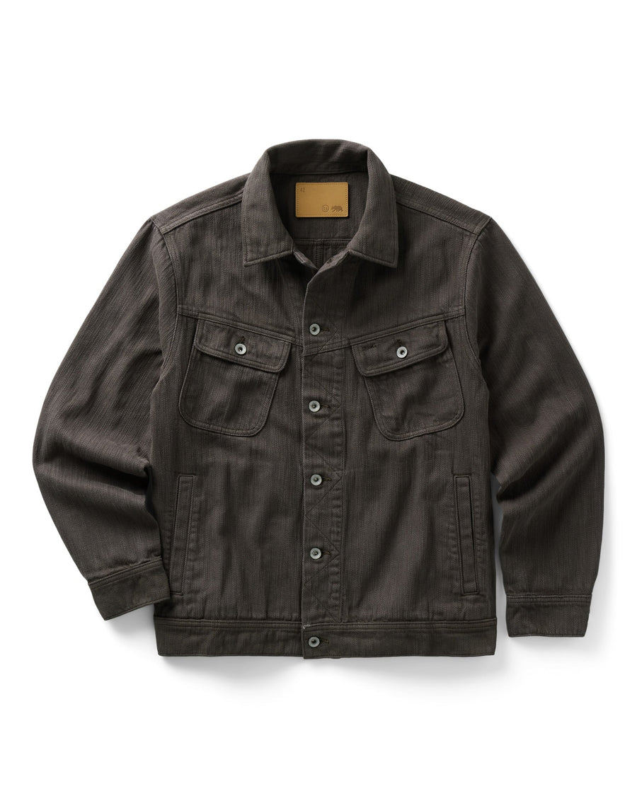 The Long Haul Jacket in Soil Slub Denim