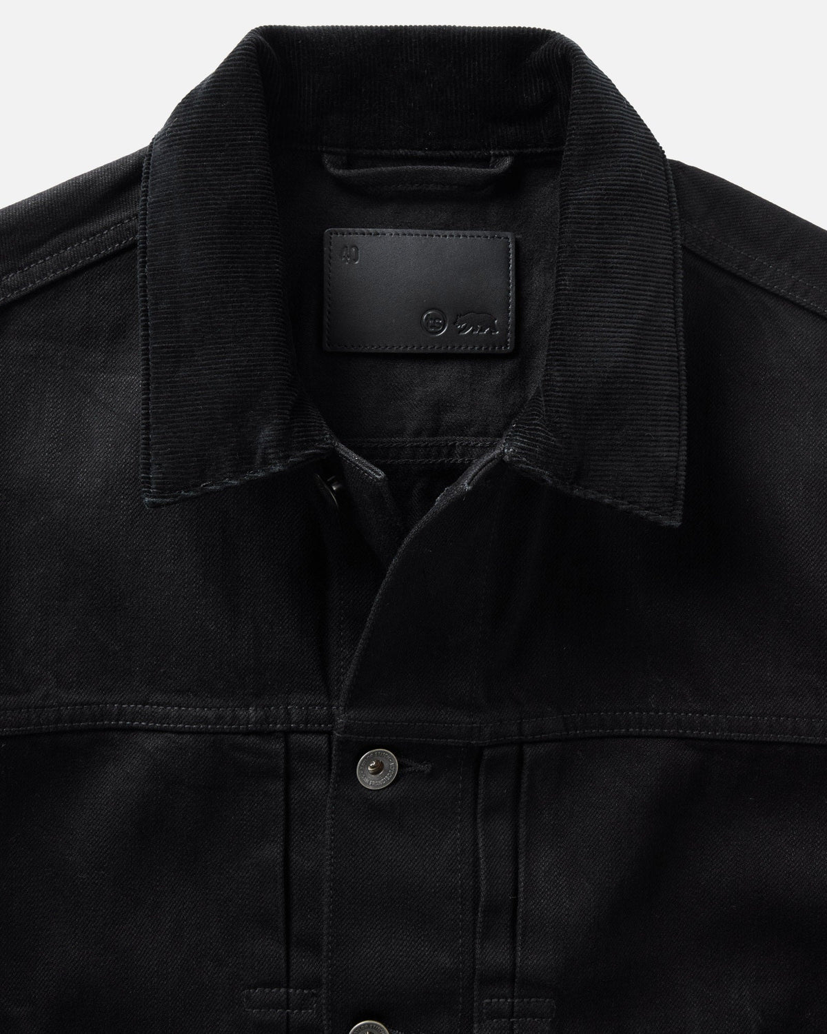 The Ryder Jacket in Rinsed Black Organic Selvedge