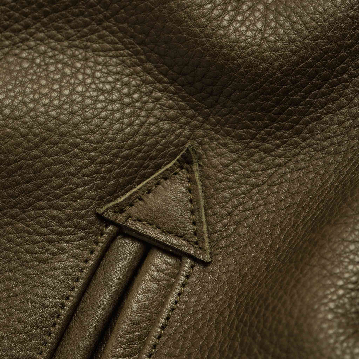 The Moto Jacket in Loden Steerhide