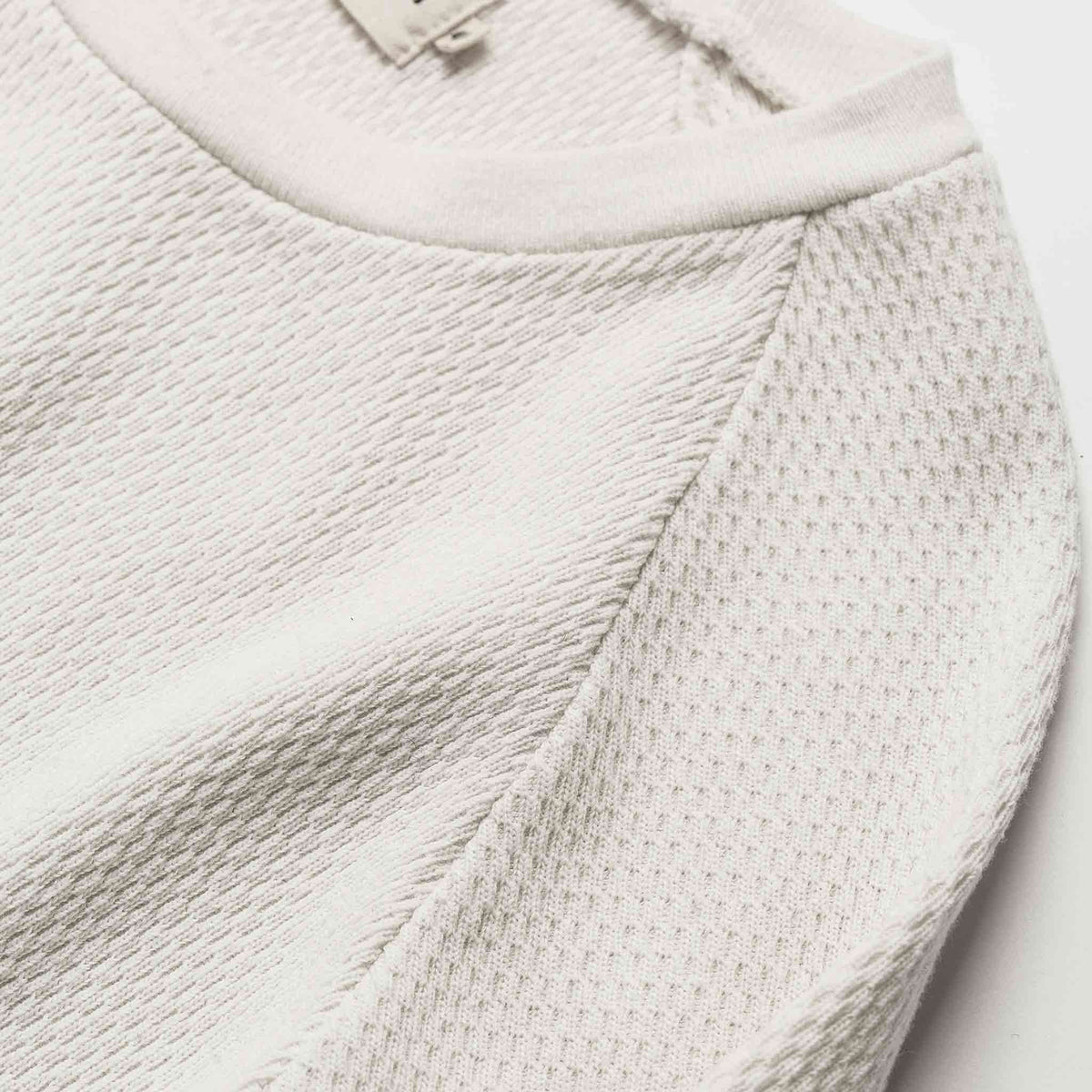 The Heavy Bag Waffle Long Sleeve in Natural Archive