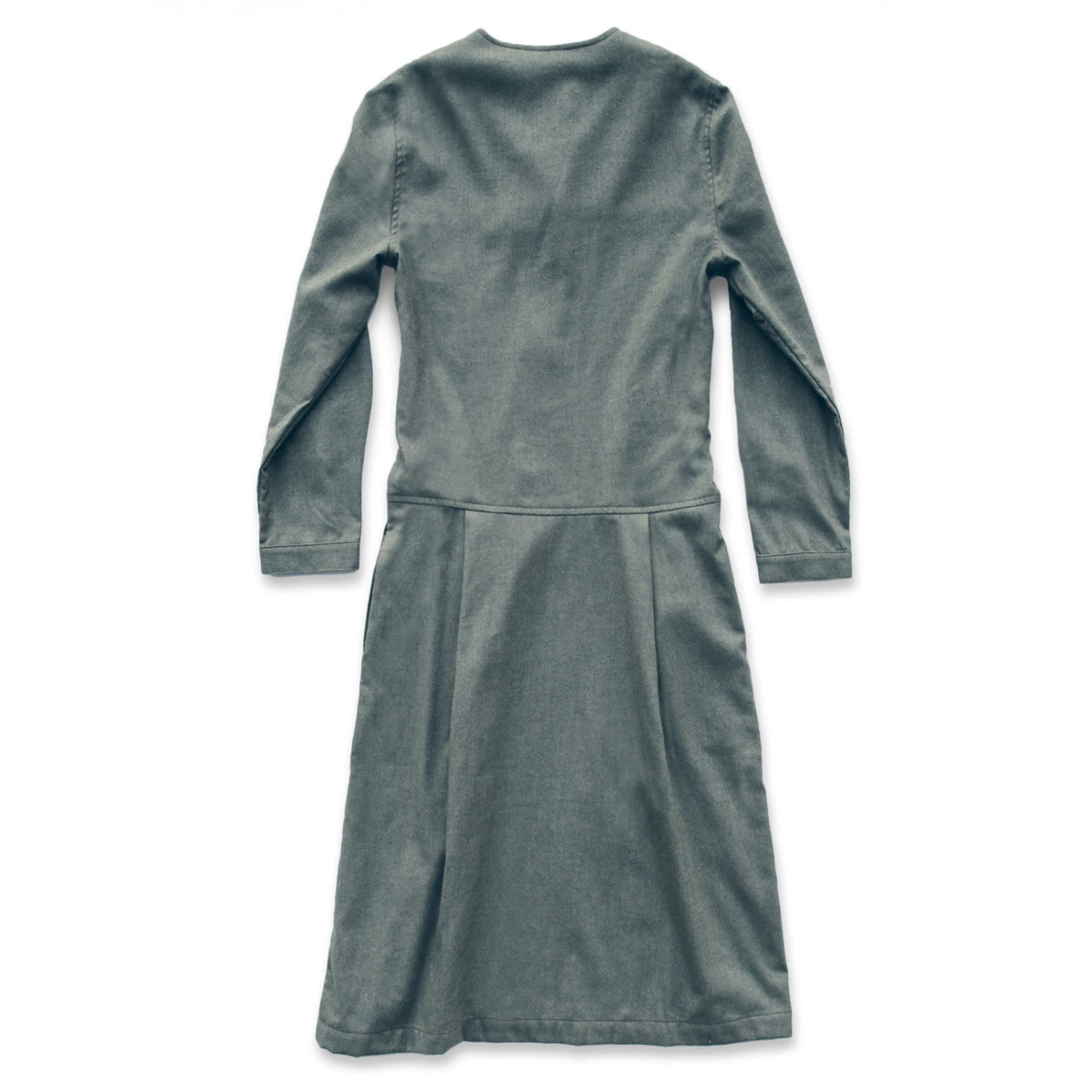 The Juniper Dress in Sage Brushed Cotton