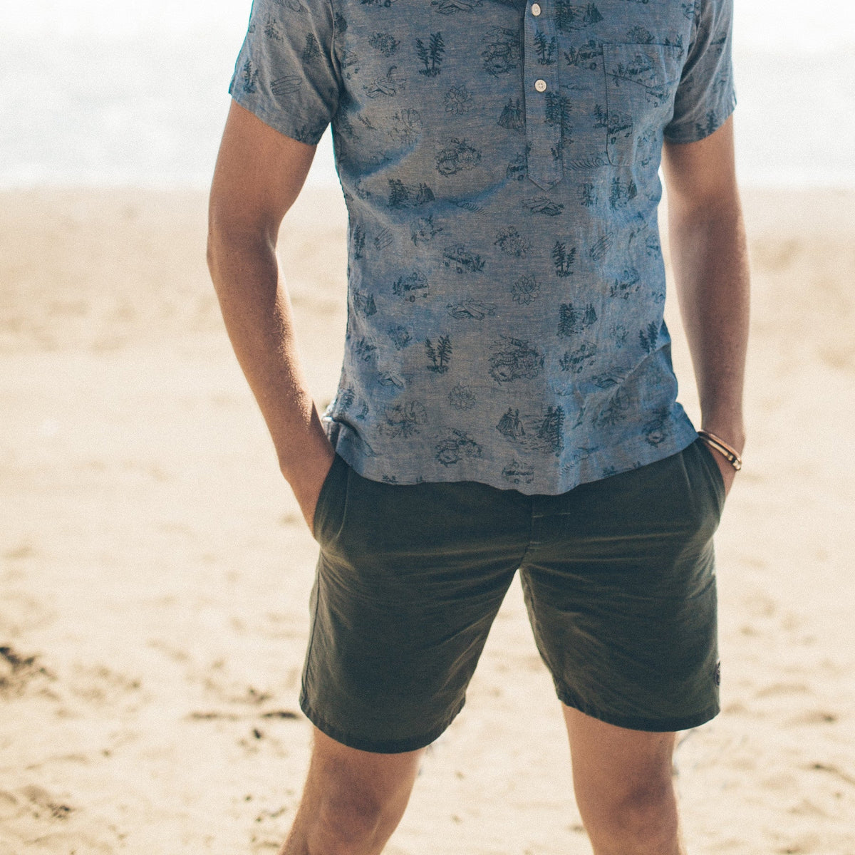 The Surf Trunk in Sage