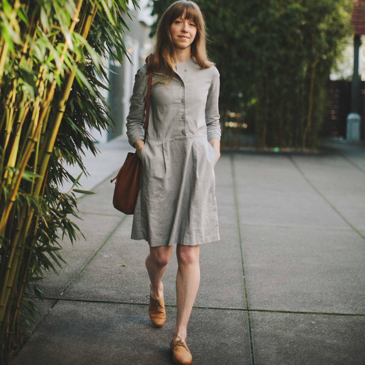 The Juniper Dress in Smoke