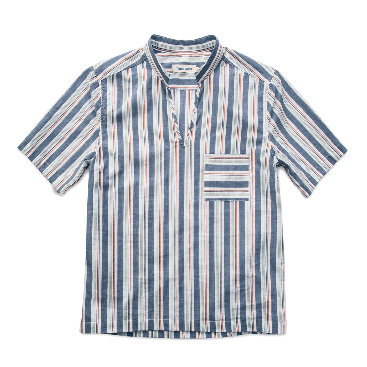 The Abbot Popover in Surf Stripe