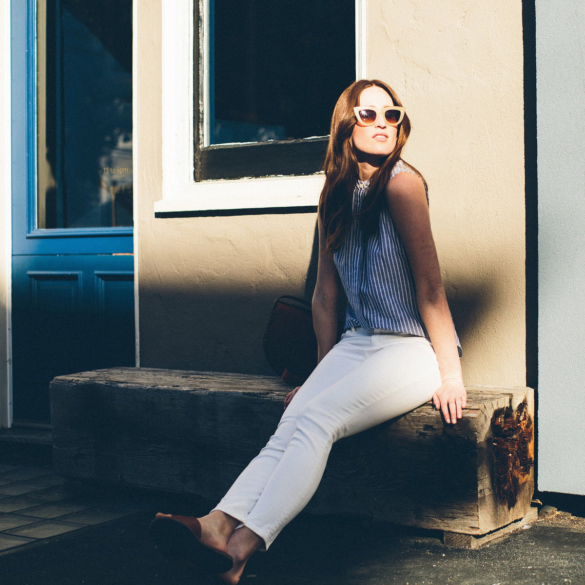 The Dillon in Indigo Stripe