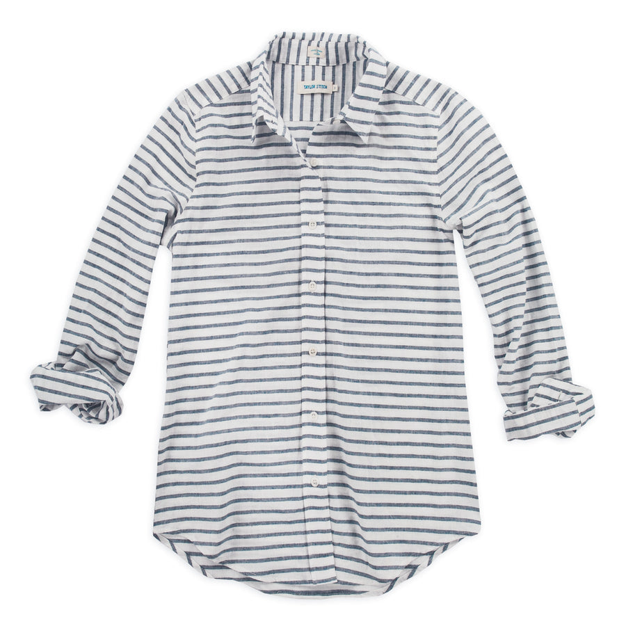 The Katherine in Indigo Stripe