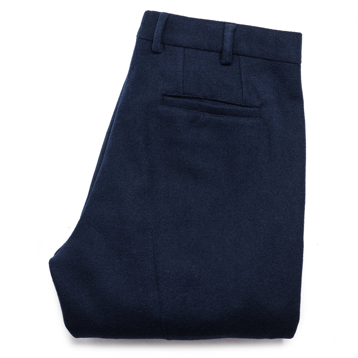 The Telegraph Trouser in Navy Boiled Wool
