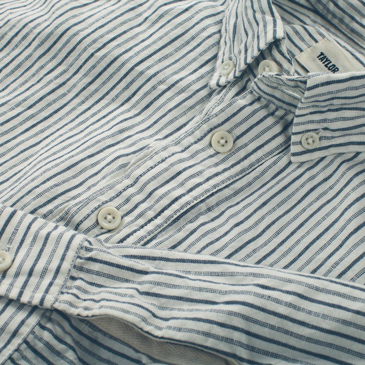 The Popover in Indigo Variegated Stripe