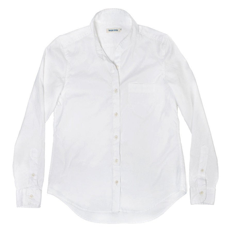 The Caroline in White Chambray