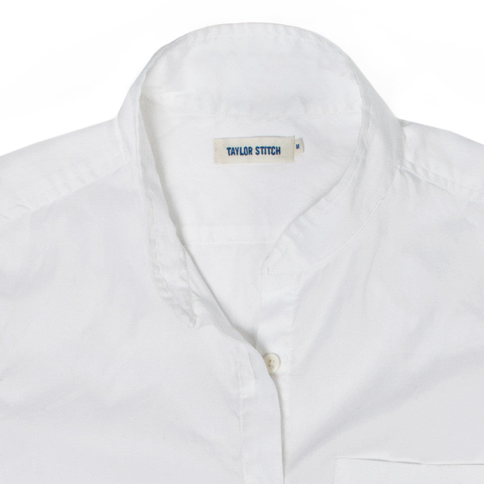 The Caroline in White Chambray