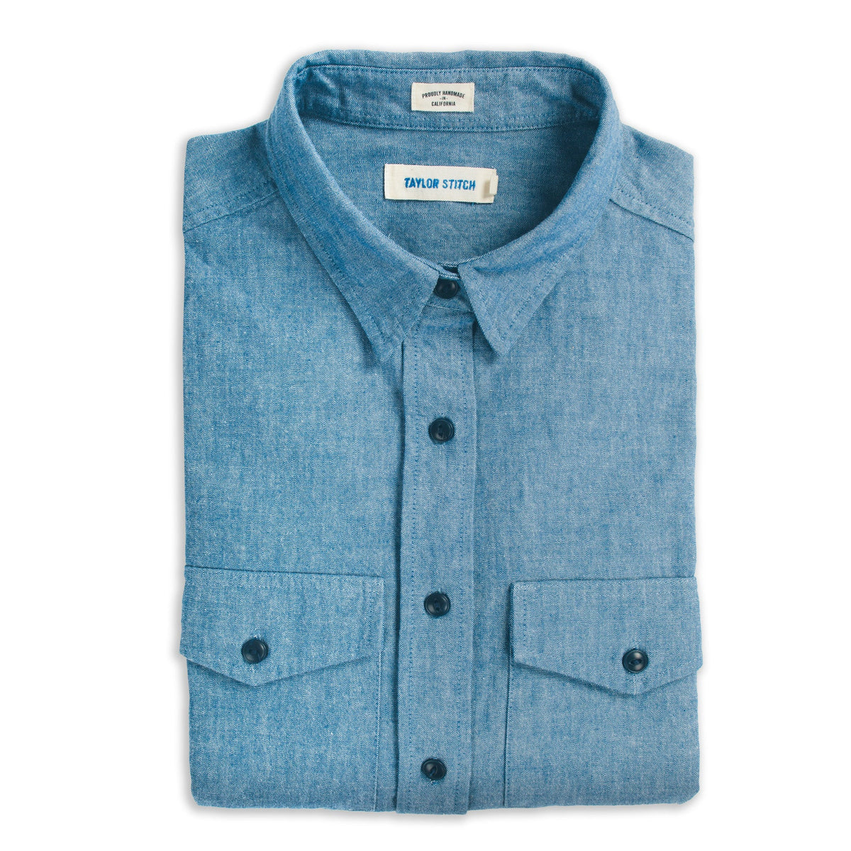 The Studio Shirt in Blue Everyday Chambray