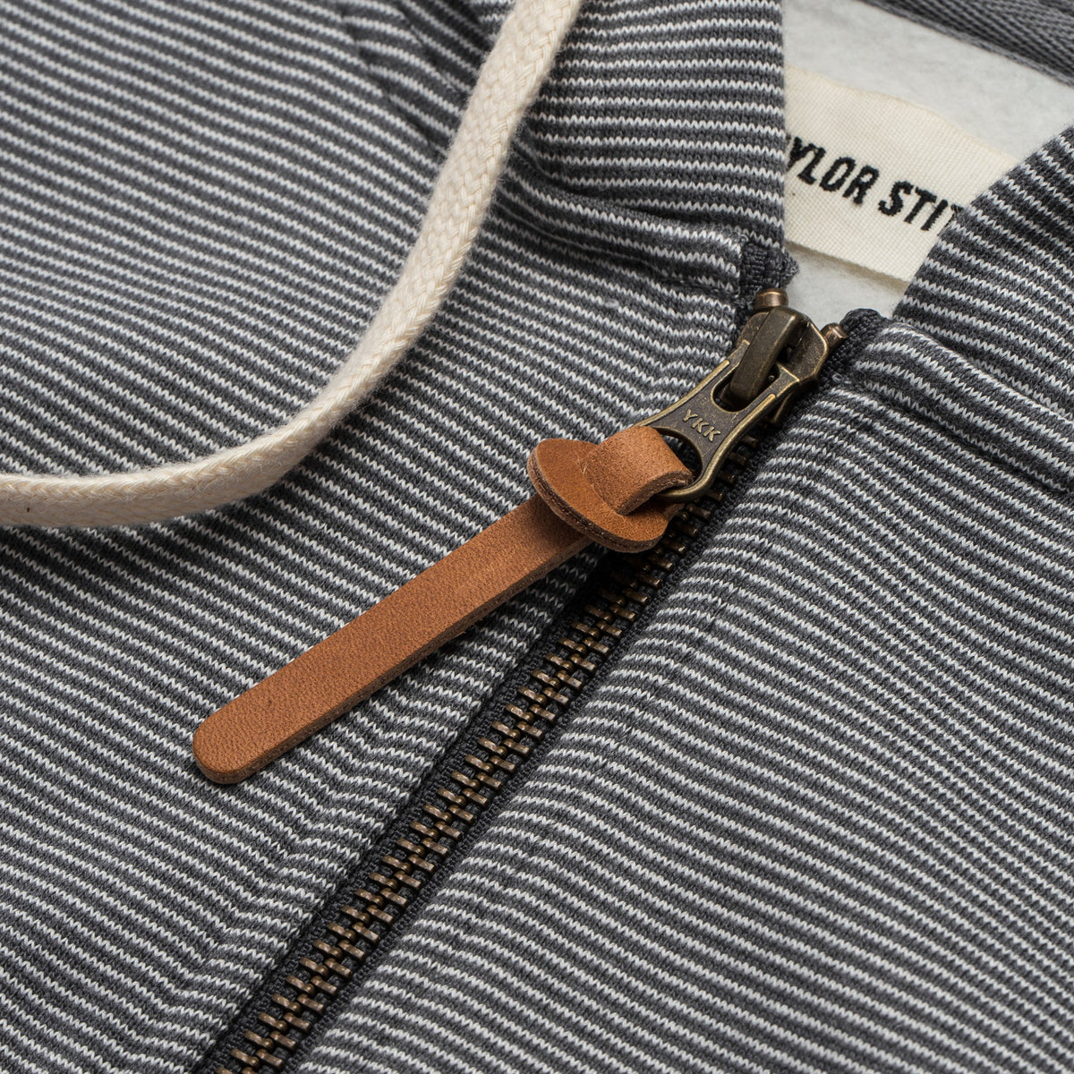The Après Hoodie in Grey Stripe