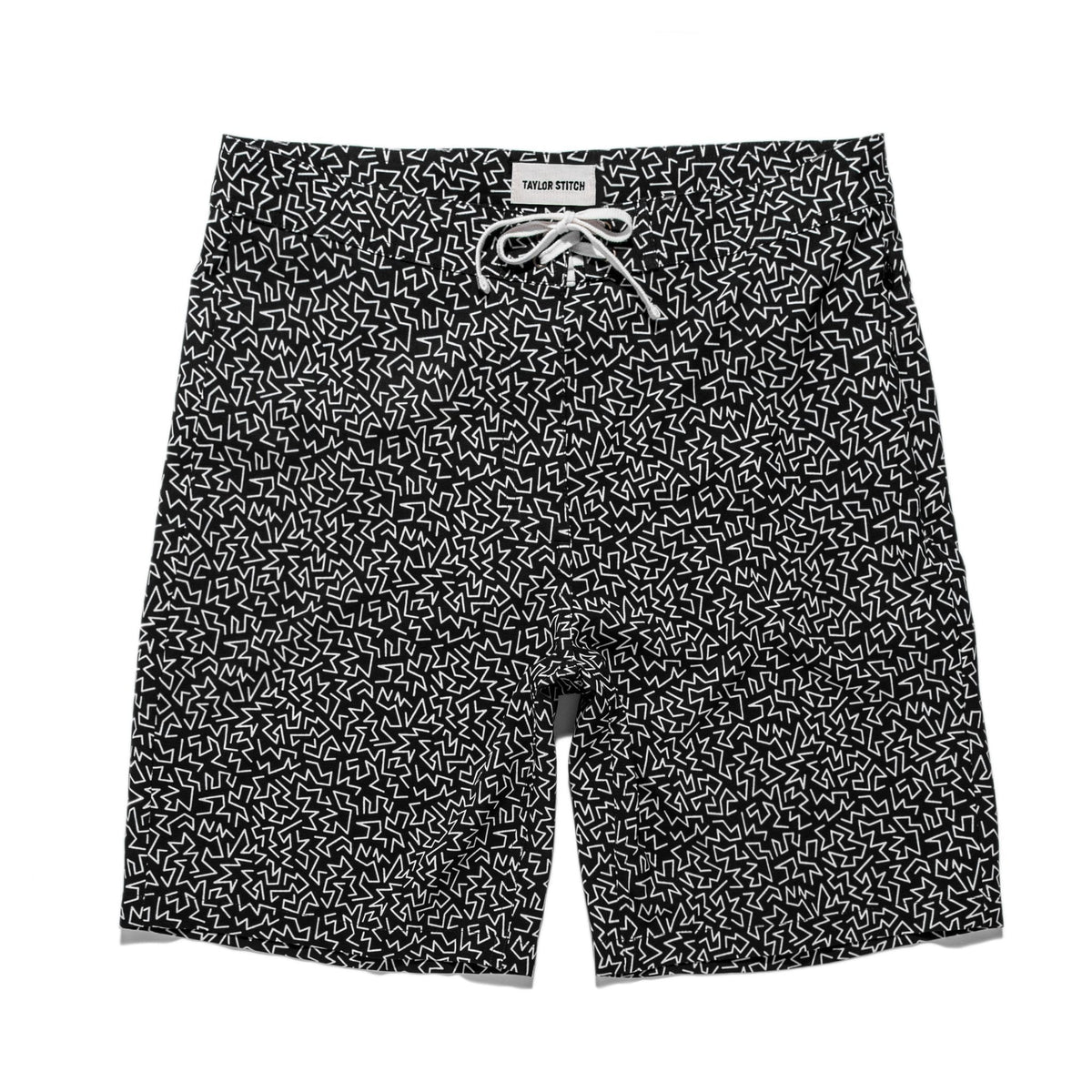 The Boardshort in Black & White Print