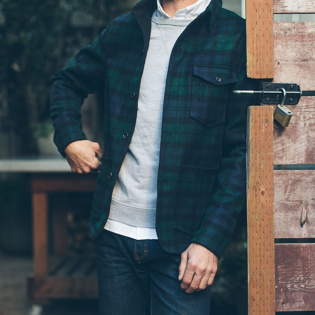 The Project Jacket in Blackwatch Pendleton Wool