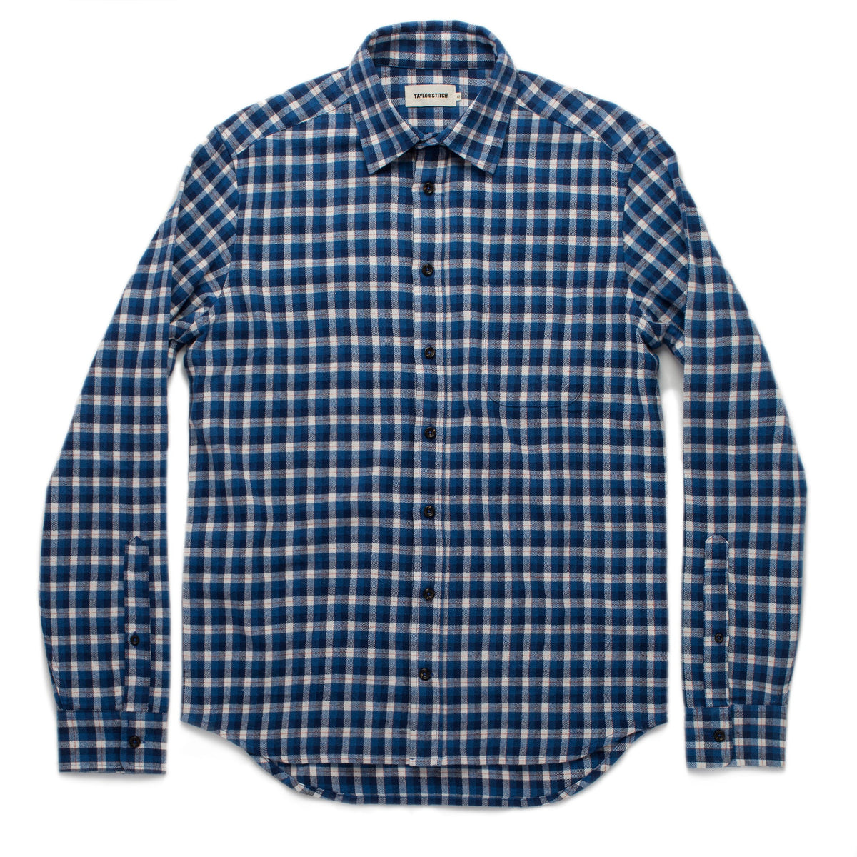 The California in Brushed Navy Plaid