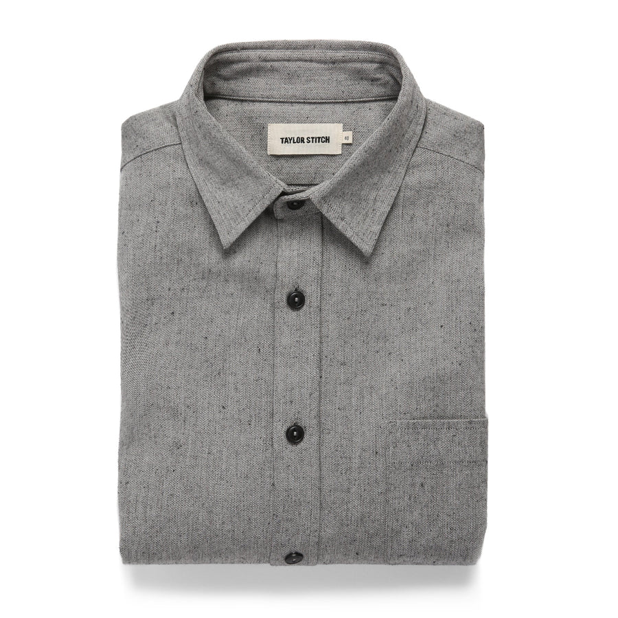 The California in Charcoal Herringbone