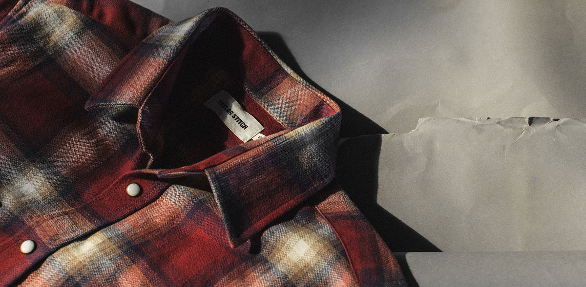 The Glacier Shirt in Red Plaid